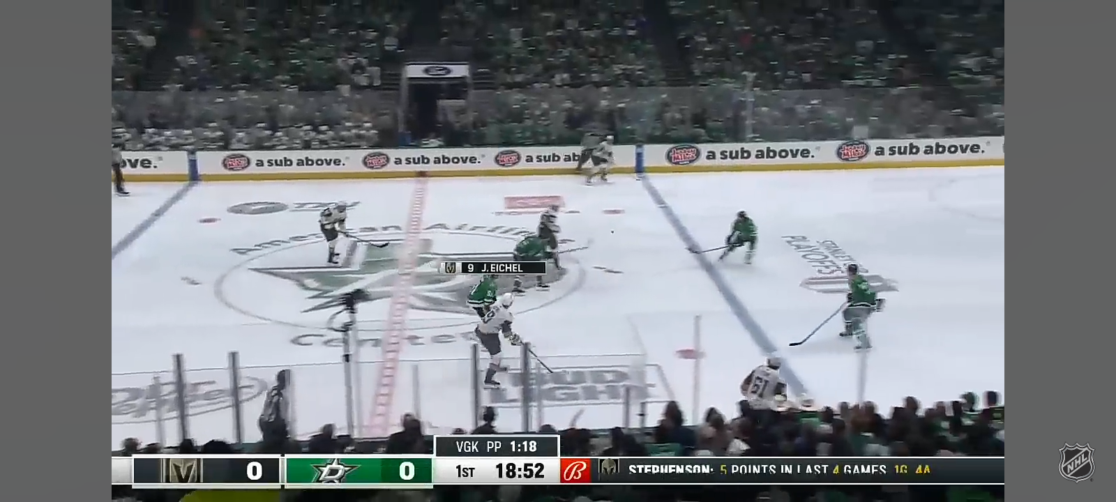 Gm 1: Golden Knights @ Stars | NHL Playoffs