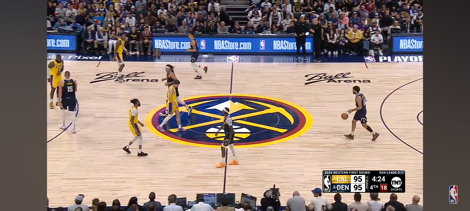 Final 5:23 MUST-SEE ENDING #7 Lakers at #2 Nuggets | Game 5