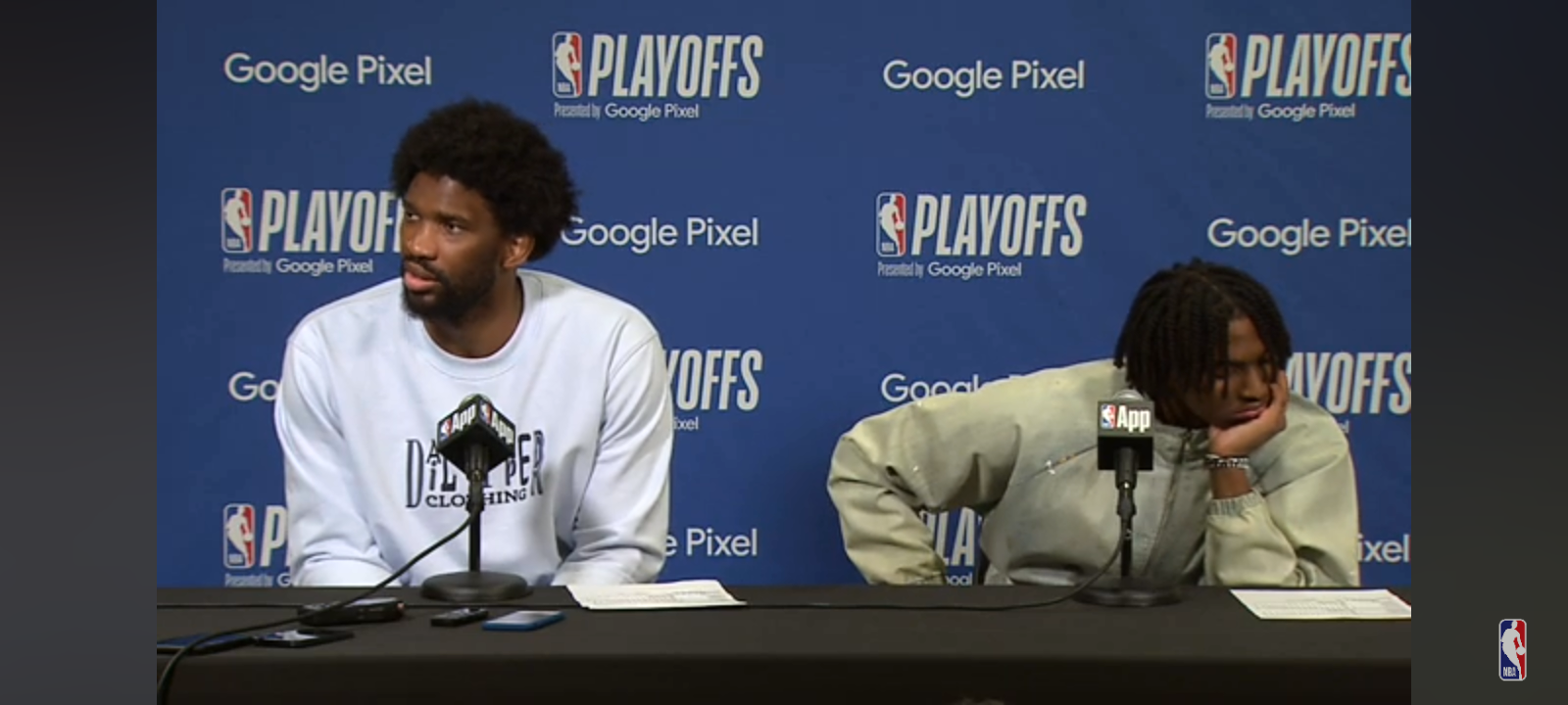 Joel Embiid & Tyrese Maxey FULL Postgame Presser After Game 6