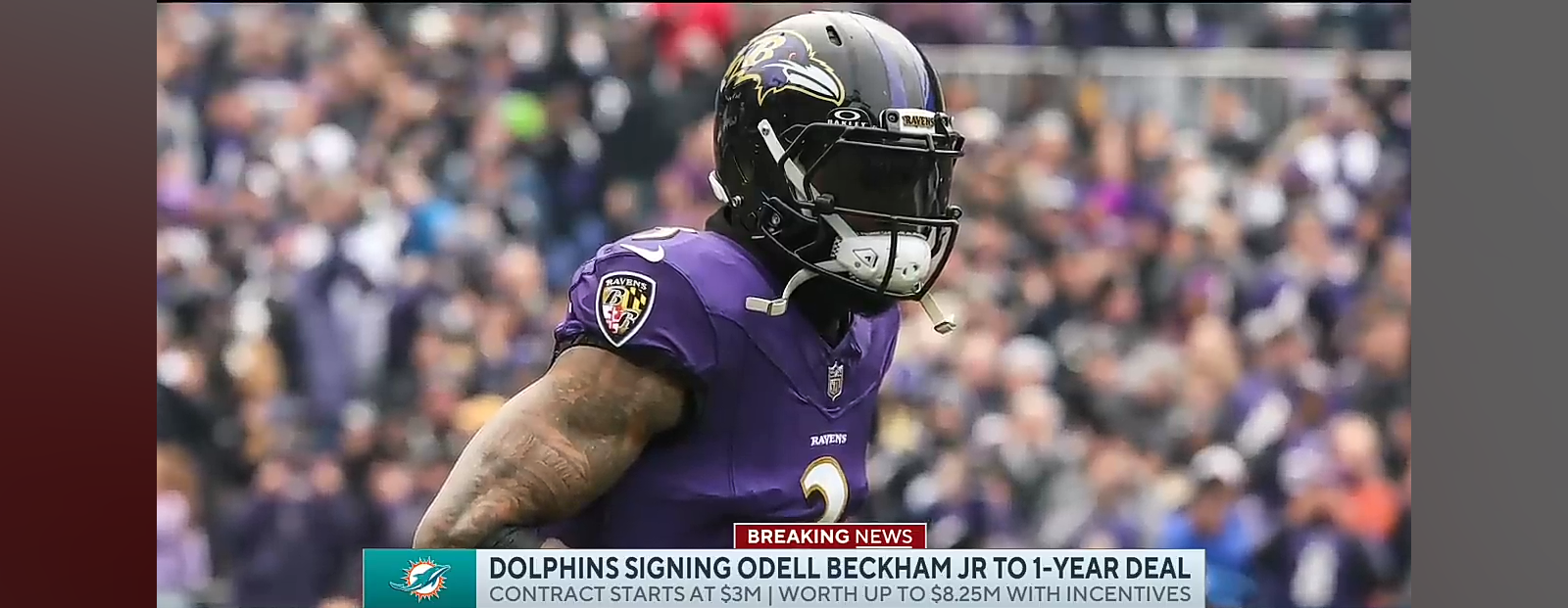 Dolphins Signing Odell Beckham Jr. To 1-Year Deal