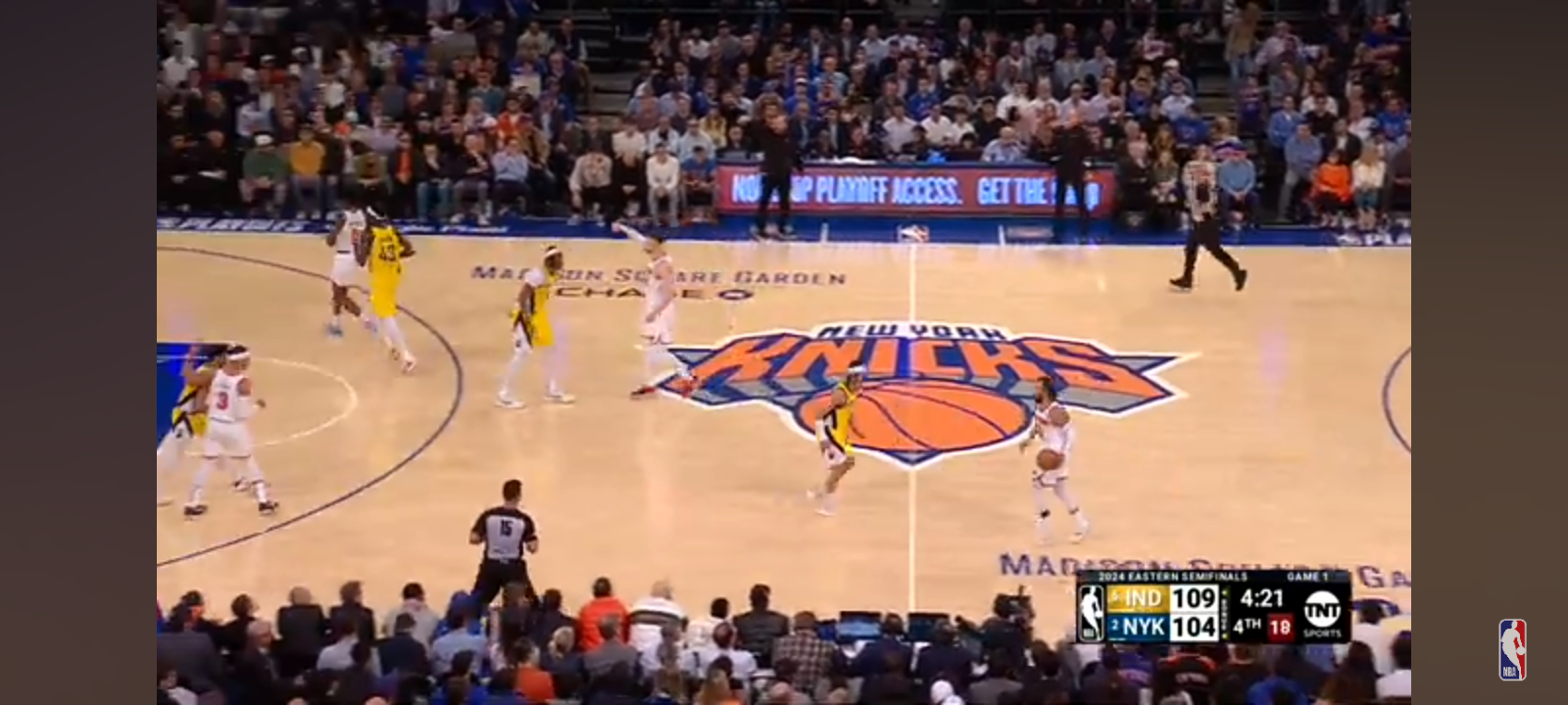 Final 4:23 WILD ENDING #6 Pacers vs #2 Knicks | Game 1