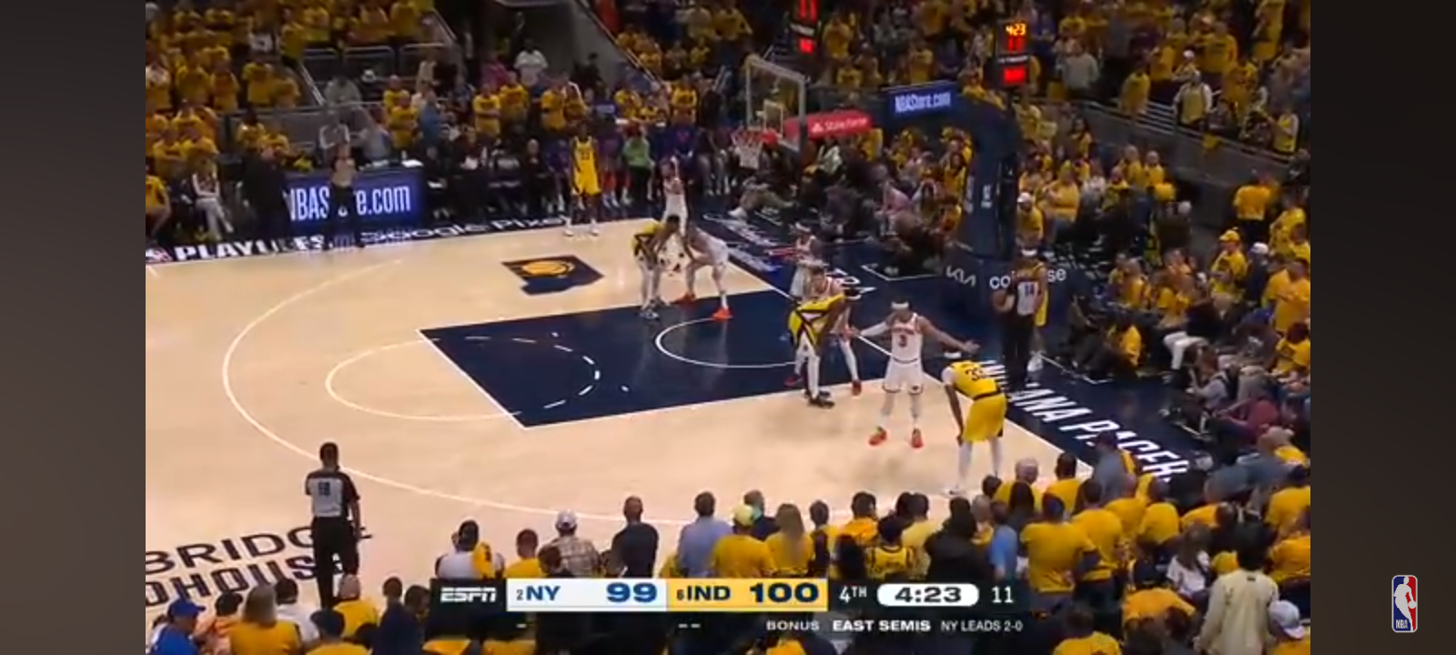 Final 4:23 INSANE ENDING #2 Knicks vs #6 Pacers | Game 3