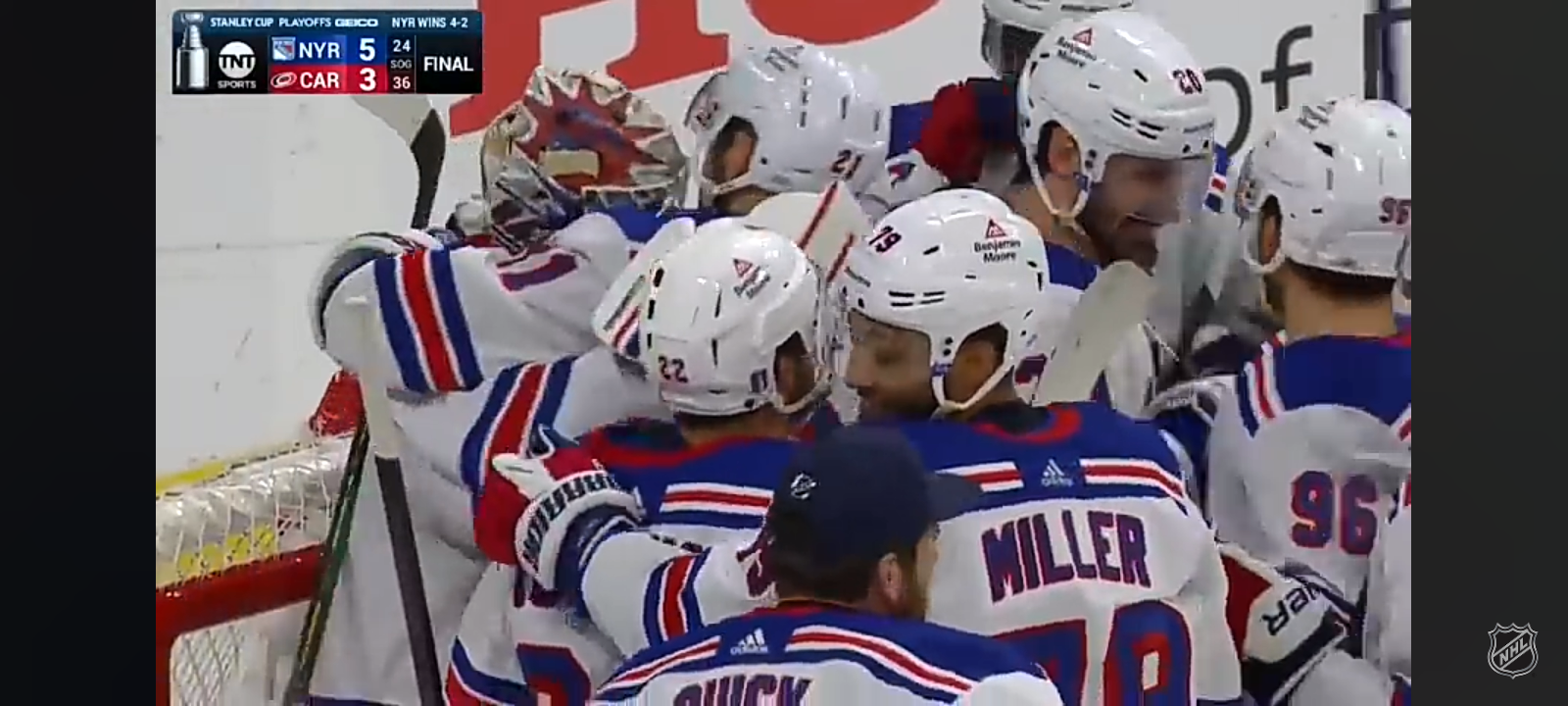 The New York Rangers have advanced to the Eastern Conference Final!! 🗽🤝🌪️