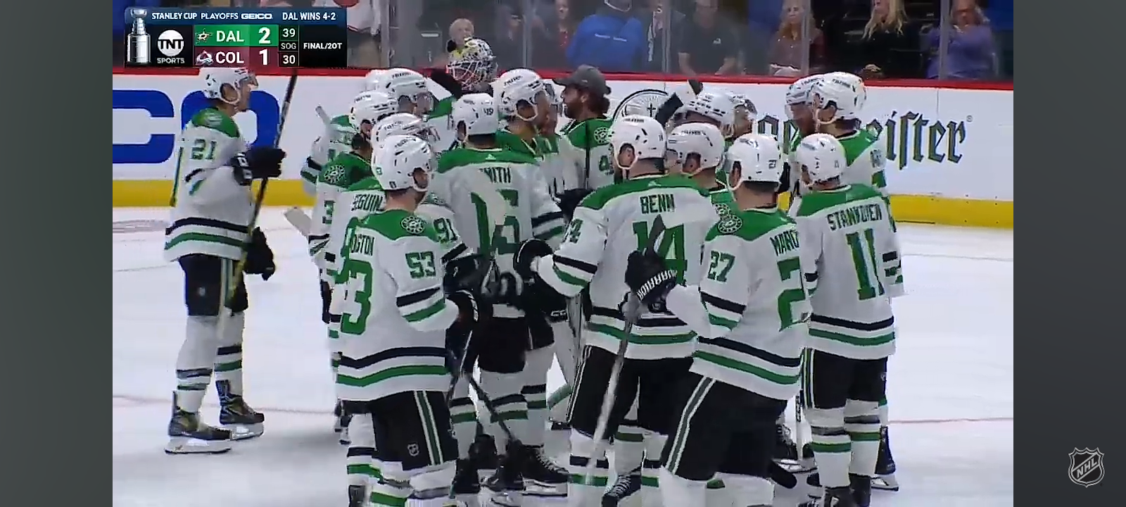 Duchene in DOUBLE OT! The Stars advance! ⭐🚀🤝