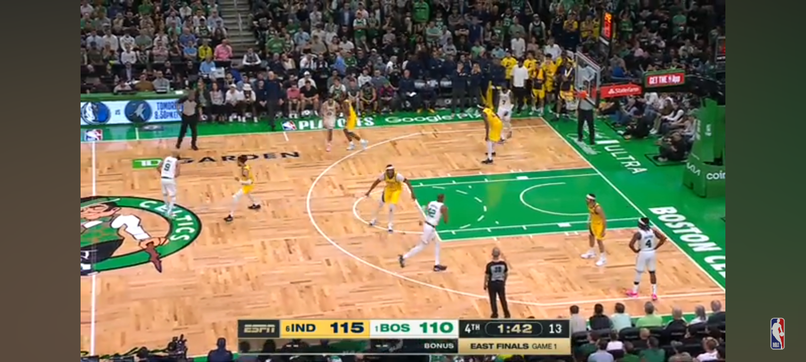 WILD OVERTIME ENDING #6 Pacers vs #1 Celtics | Game 1