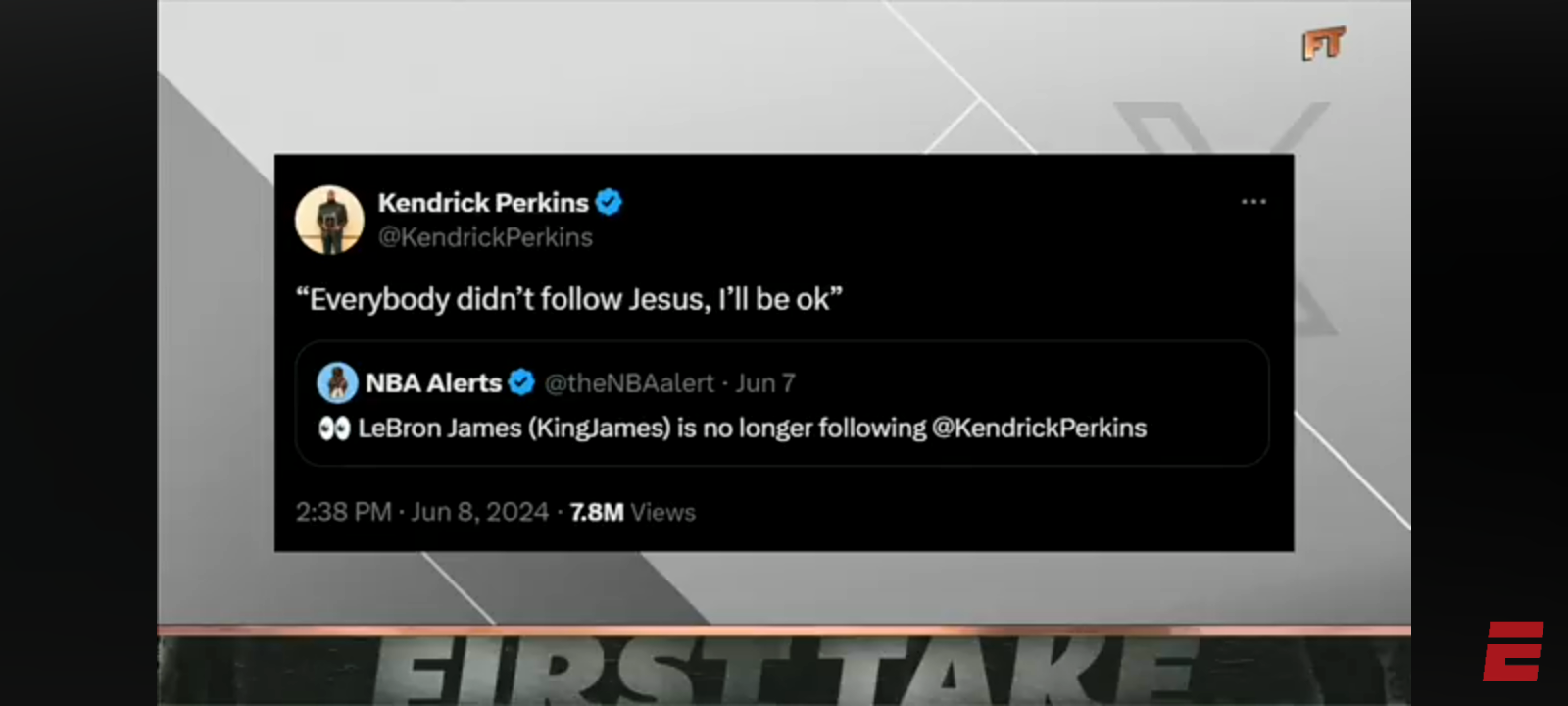 Perk responds to LeBron unfollowing him on social media 🤣