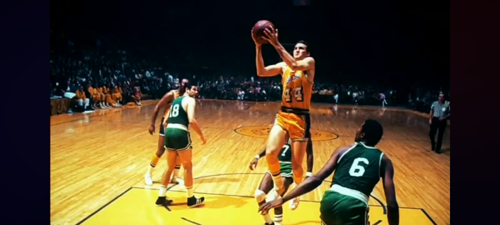 Jerry West honored with a moment of silence before Game 3 of NBA Finals