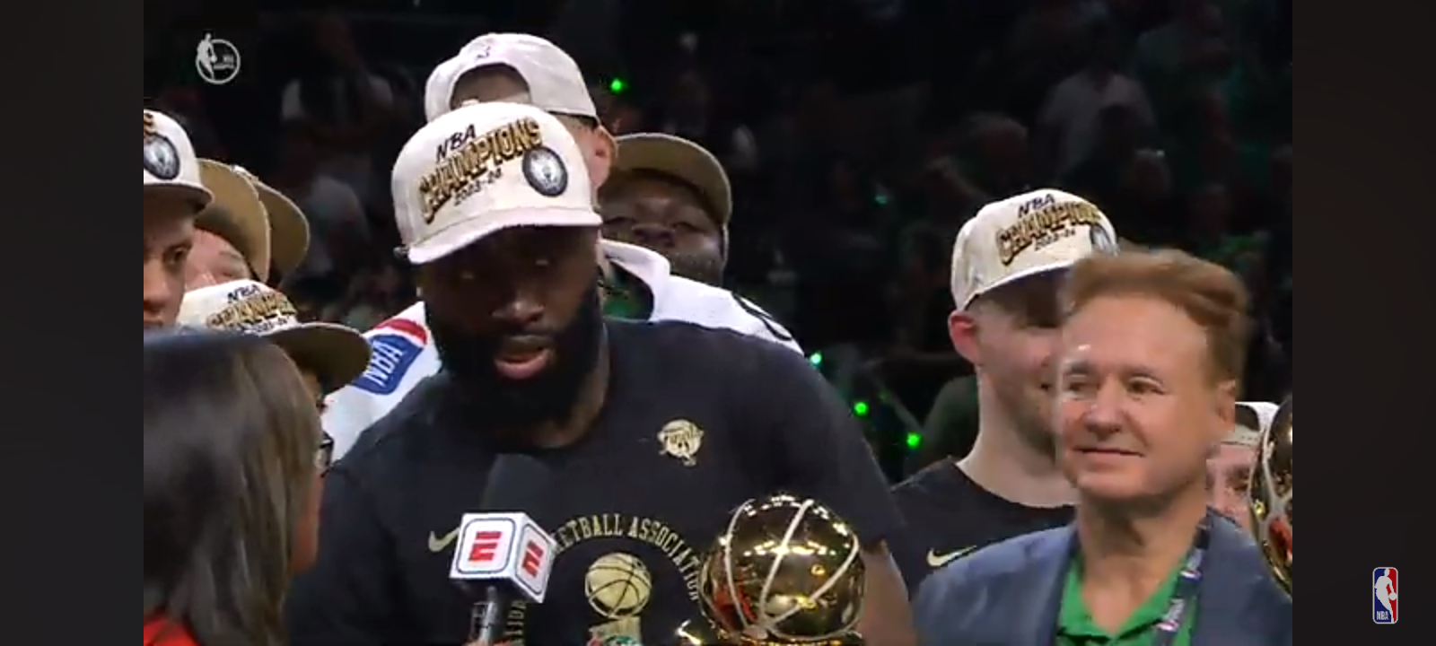 Boston Celtics Larry O’Brien NBA Championship Trophy Presentation🏆