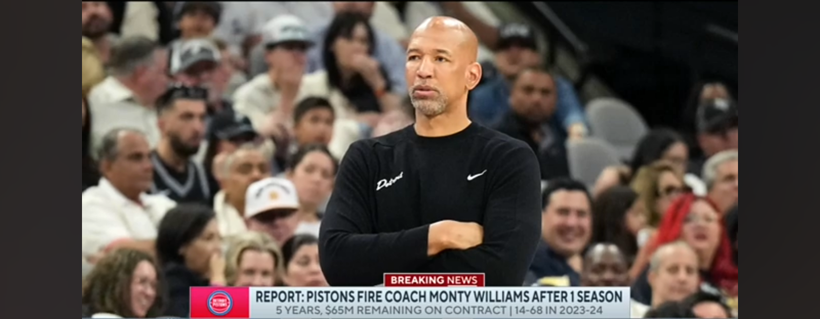 Pistons fire Monty Williams after one season