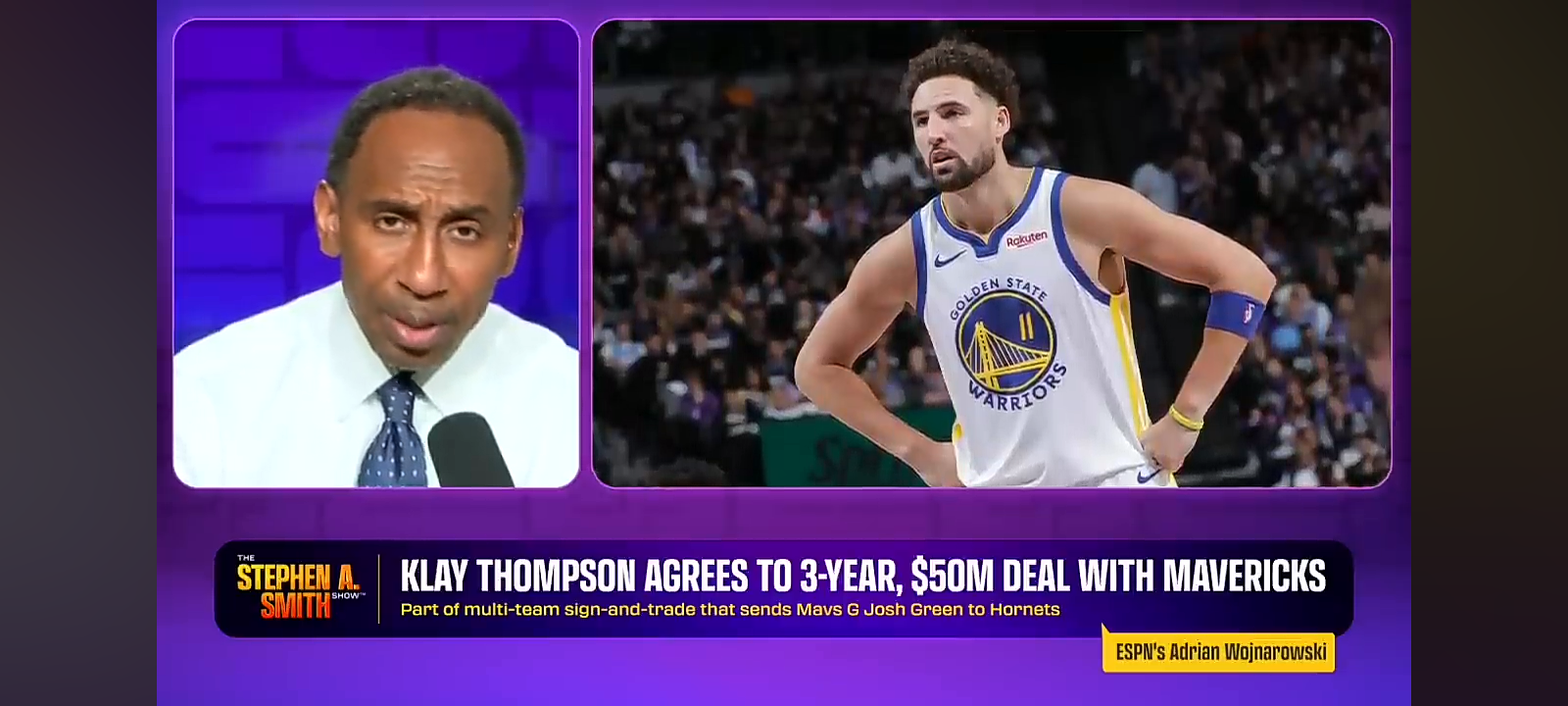 Klay to Dallas. The end of an era