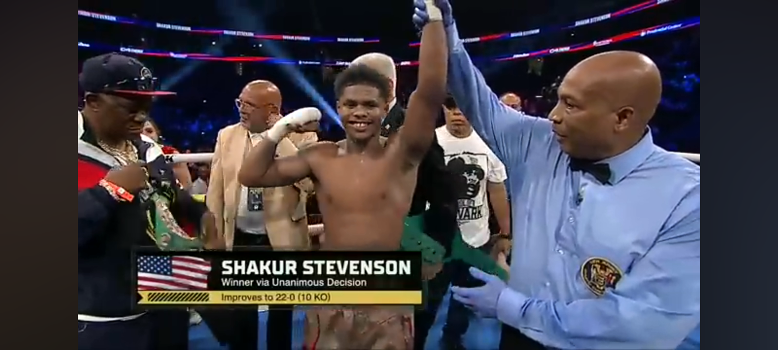 Shakur Stevenson Puts On A Clinic At Home