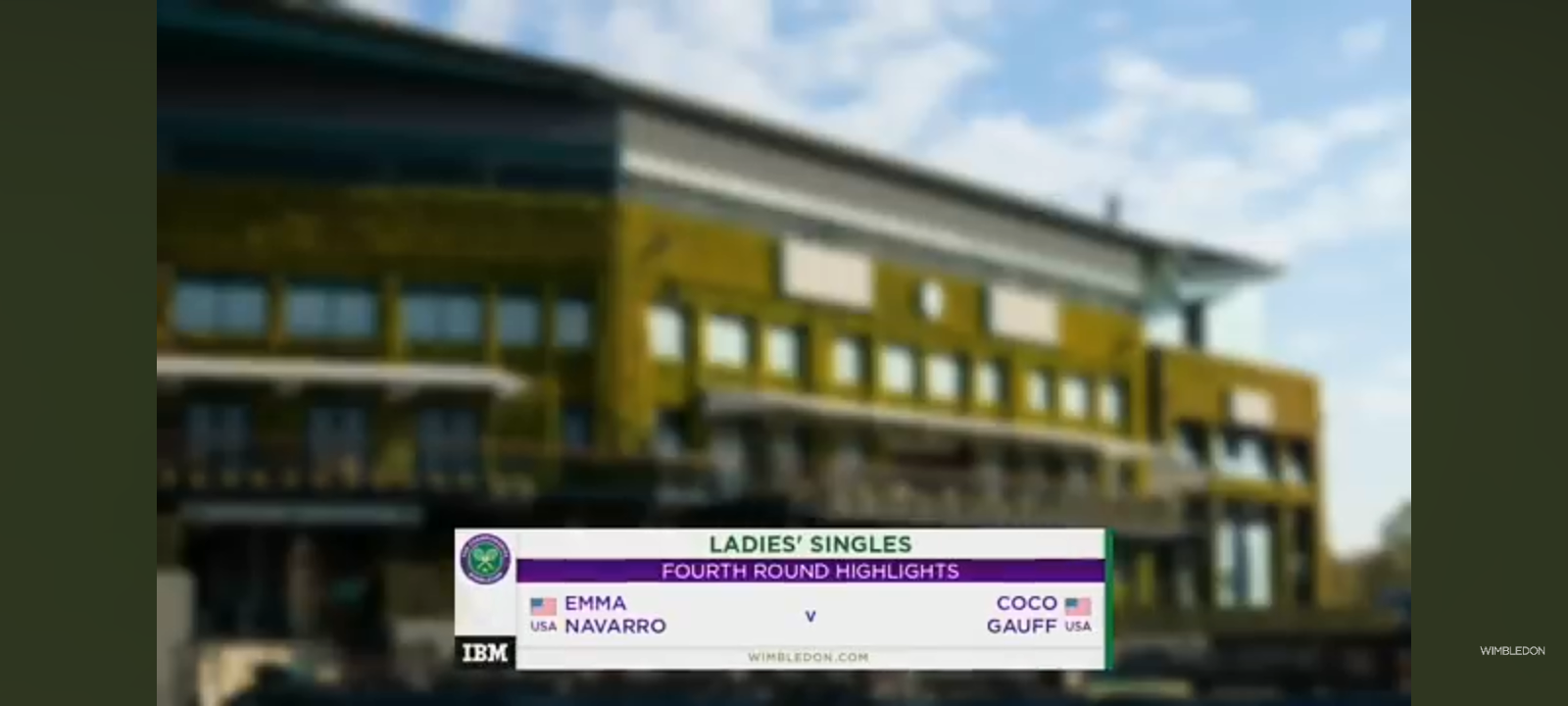 No.2 seed stunned | Emma Navarro vs Coco Gauff | Highlights