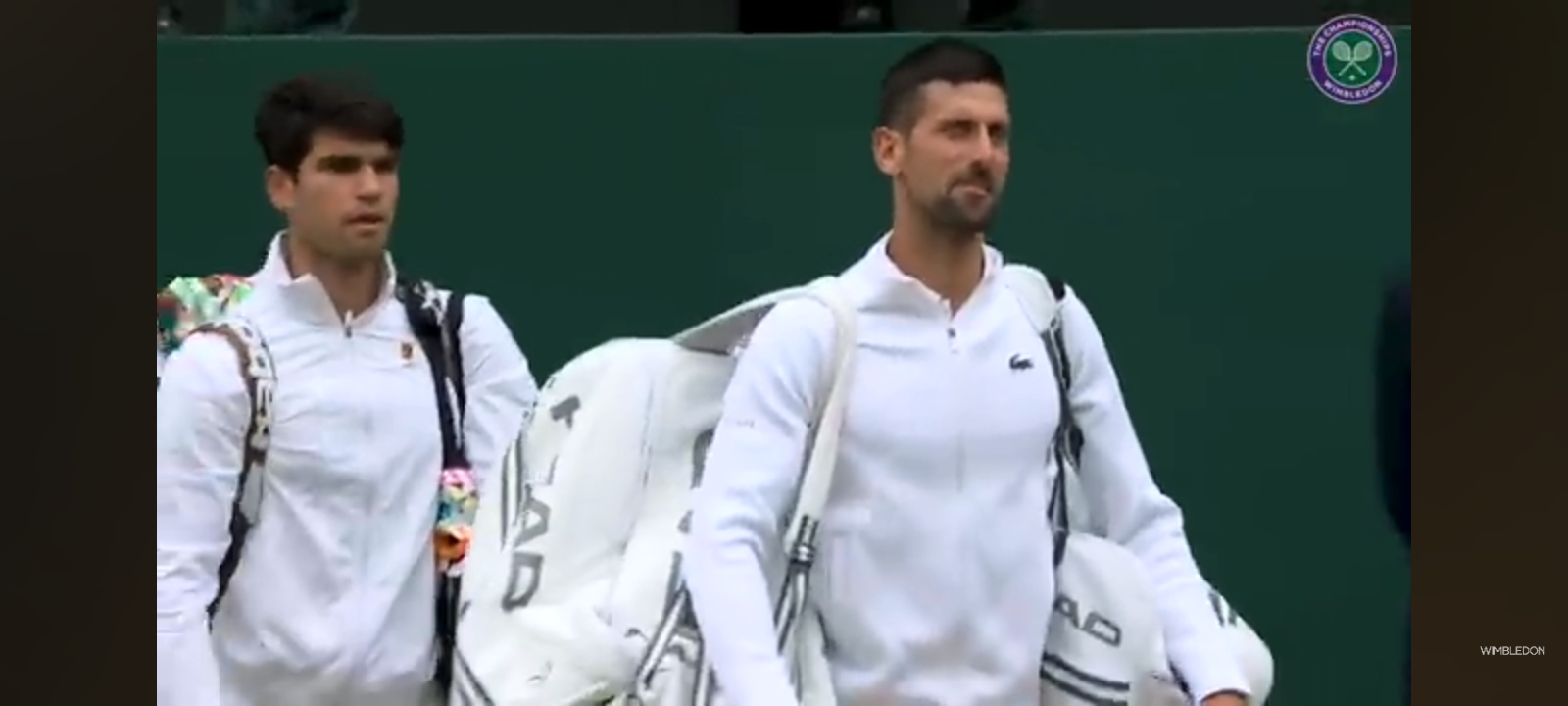 The walk to the final IN FULL | Carlos Alcaraz and Novak Djokovic’s journey to Centre Court