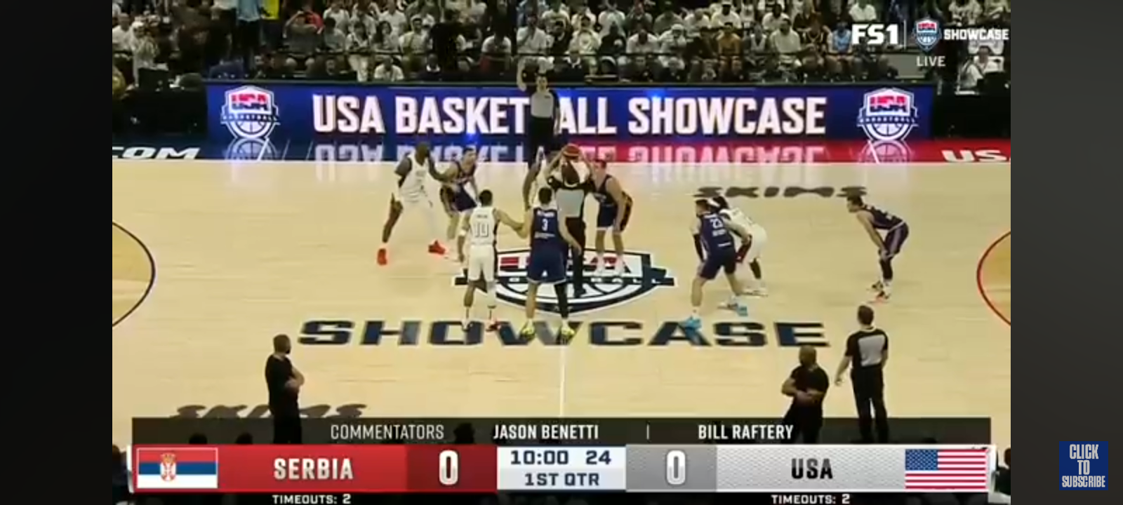 Serbia vs. United States Highlights | USA Basketball Showcase