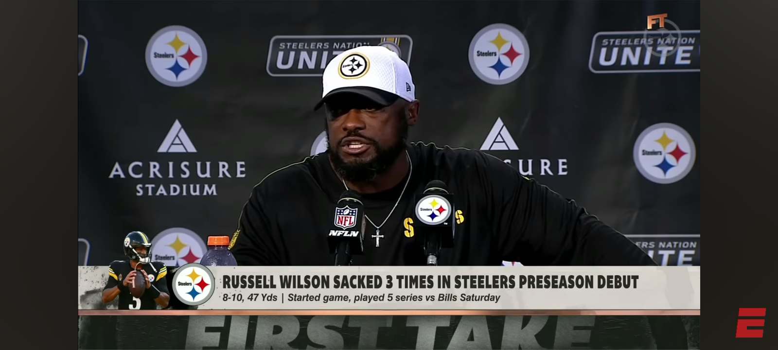 Stephen A. thinks the Pittsburgh Steelers have LAST PLACE ‘WRITTEN ALL OVER THEM’ 👀