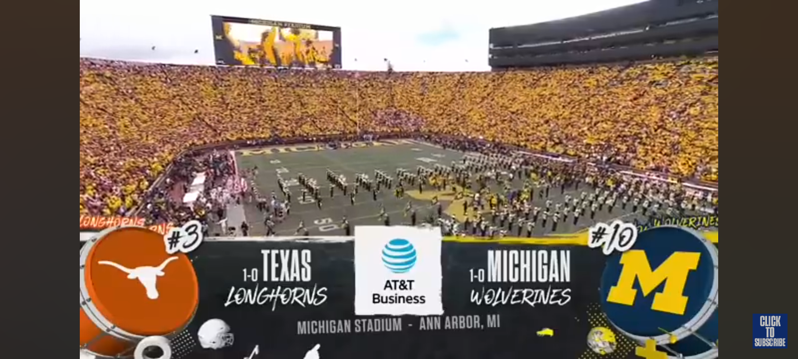 No. 3 Texas Longhorns vs. No. 10 Michigan Wolverines Highlights