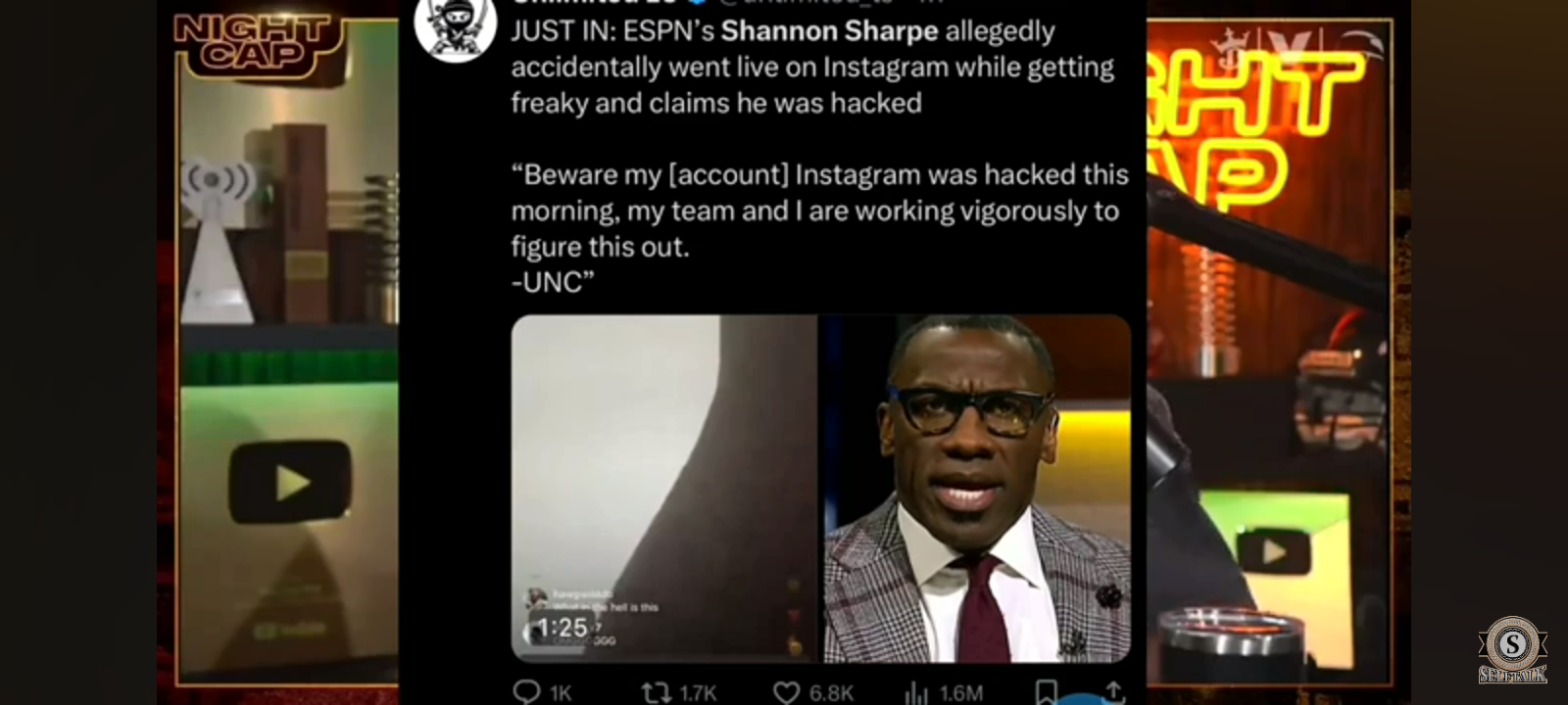Shannnon Sharpe In BIG TROUBLE With ESPN(?) After Shocking LIVE Video LEAK🤦‍♂️