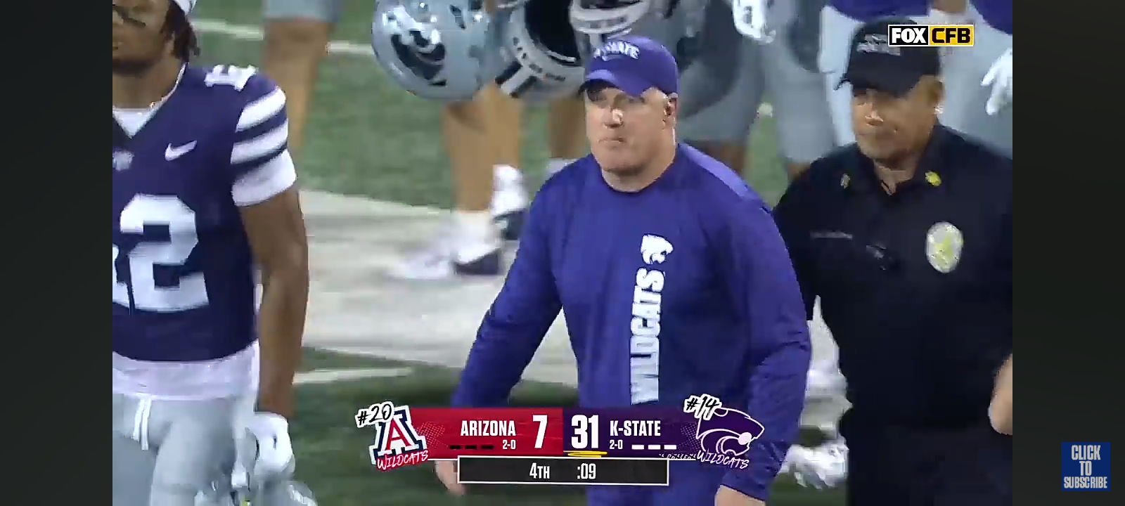No. 20 Arizona Wildcats vs. No. 14 Kansas State Wildcats Highlights
