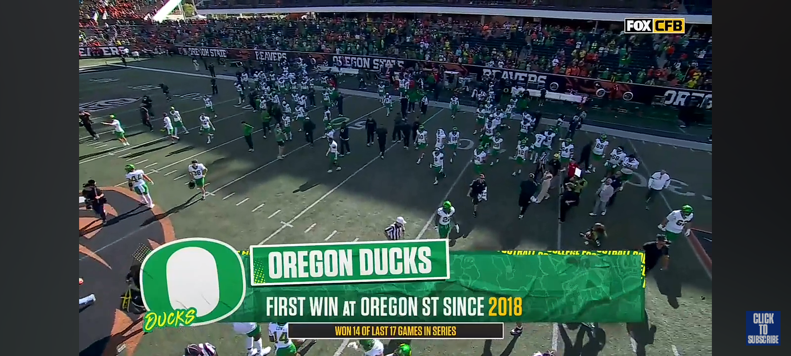 No. 9 Oregon Ducks vs. Oregon State Beavers Highlights