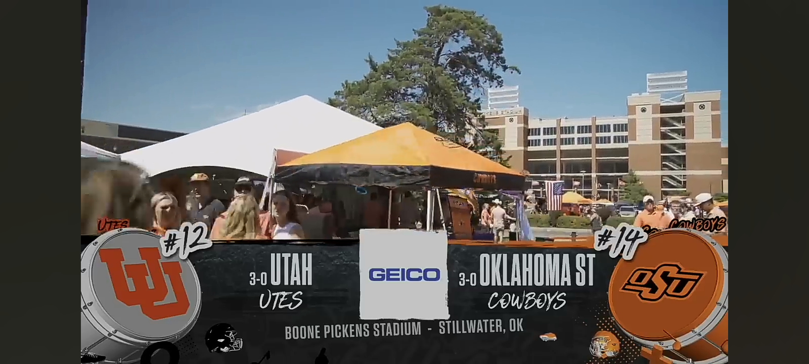 No. 12 Utah Utes vs. No. 14 Oklahoma State Cowboys Highlights