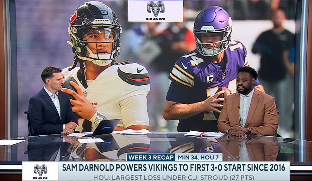 Sam Darnold POWERS Vikings to first 3-0 start since 2016