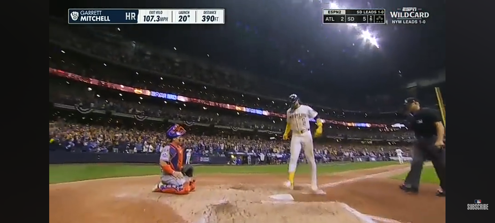 POSTSEASON POWER! Brewers make THRILLING comeback!