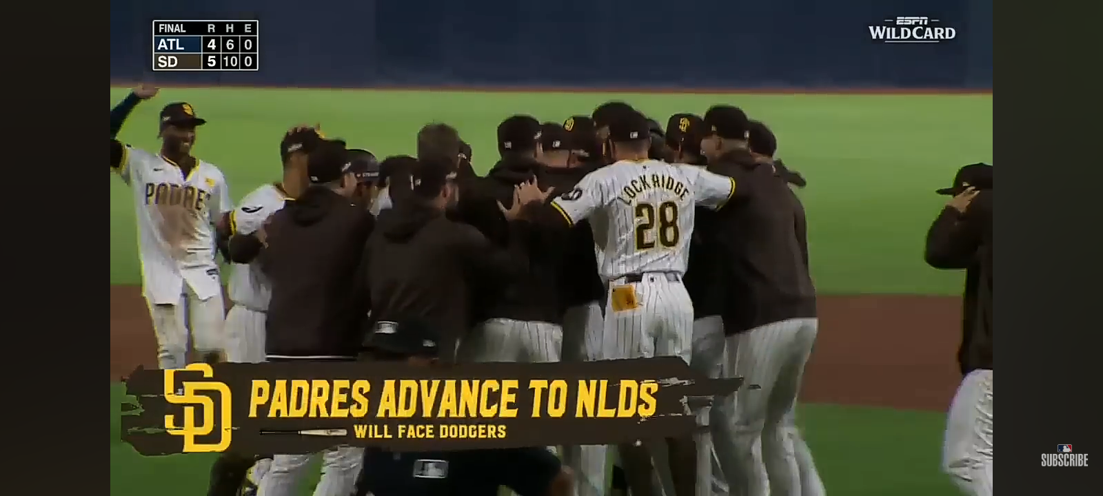 FINAL INNING: The Padres advance to the NLDS where they’ll face the Dodgers!