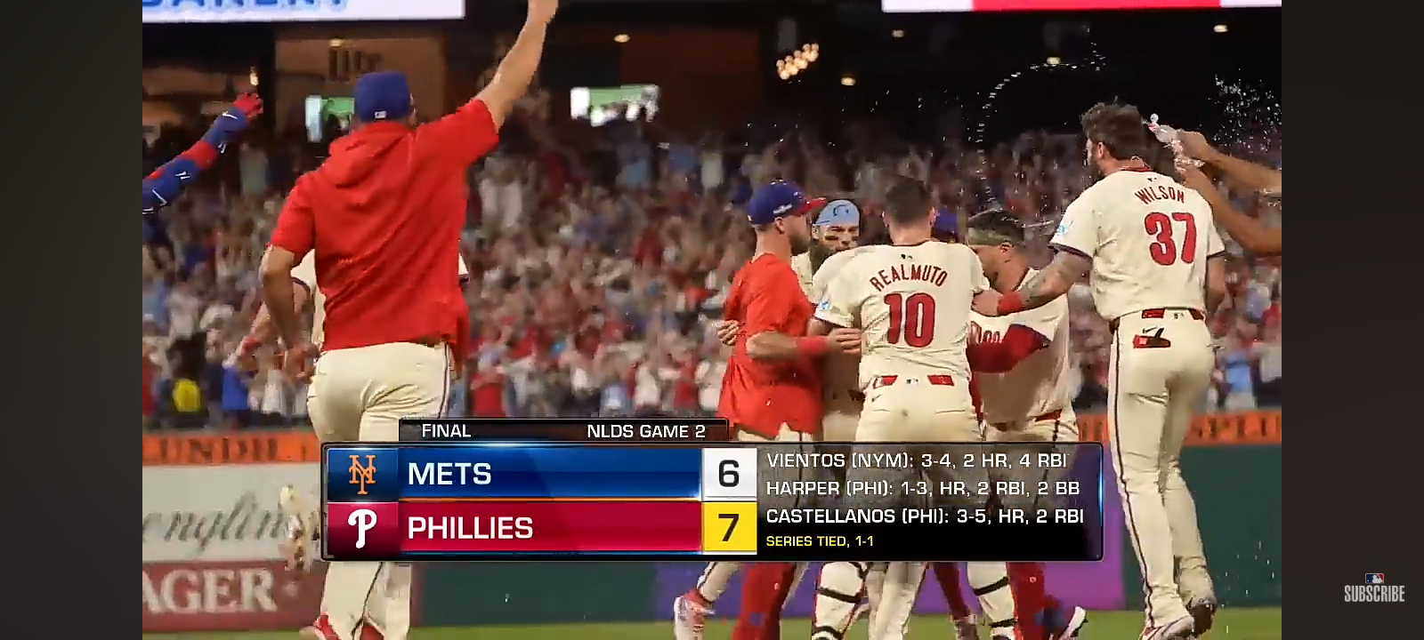 Mets vs. Phillies NLDS Game 2 Highlights