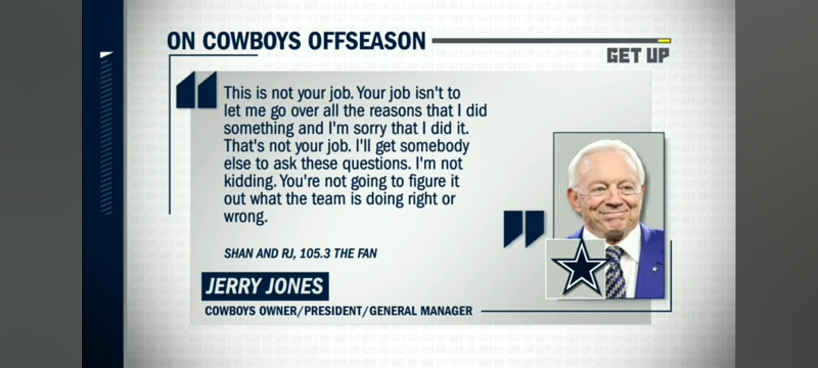 Jerry Jones feeling RESPONSIBLE for the Cowboys’ wins & losses is a PROBLEM!