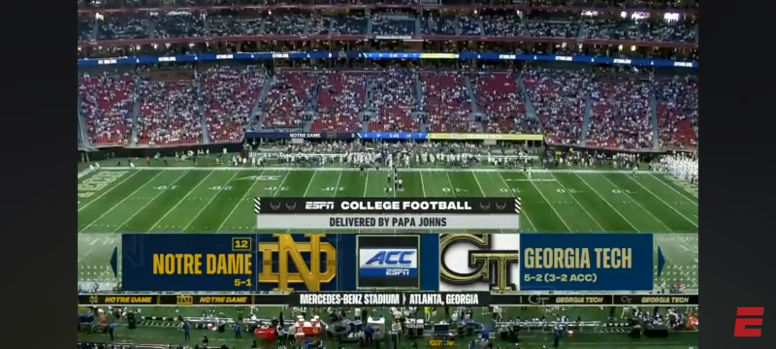 Notre Dame Fighting Irish vs. Georgia Tech Yellow Jackets | Full Game Highlights