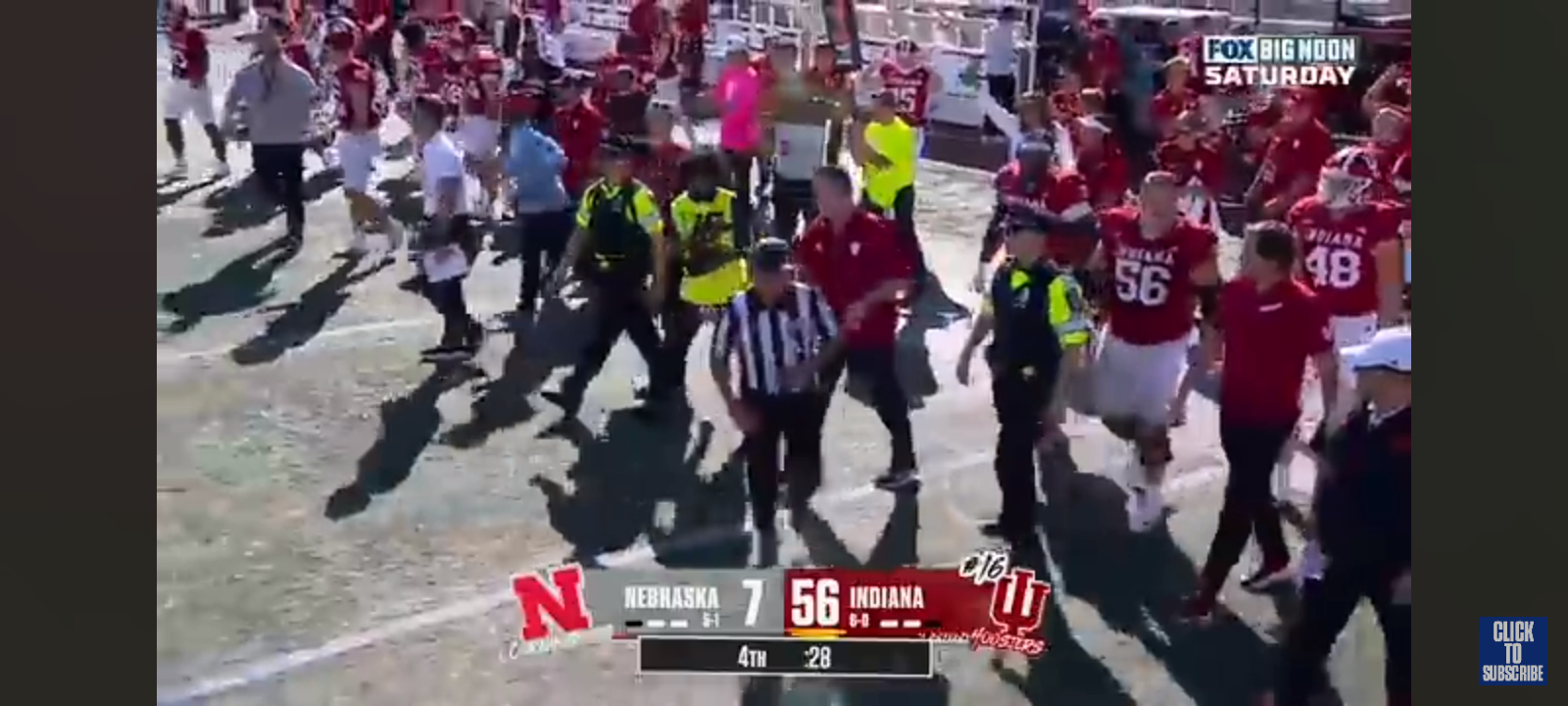 Nebraska Cornhuskers vs. No. 16 Indiana Hoosiers Highlights