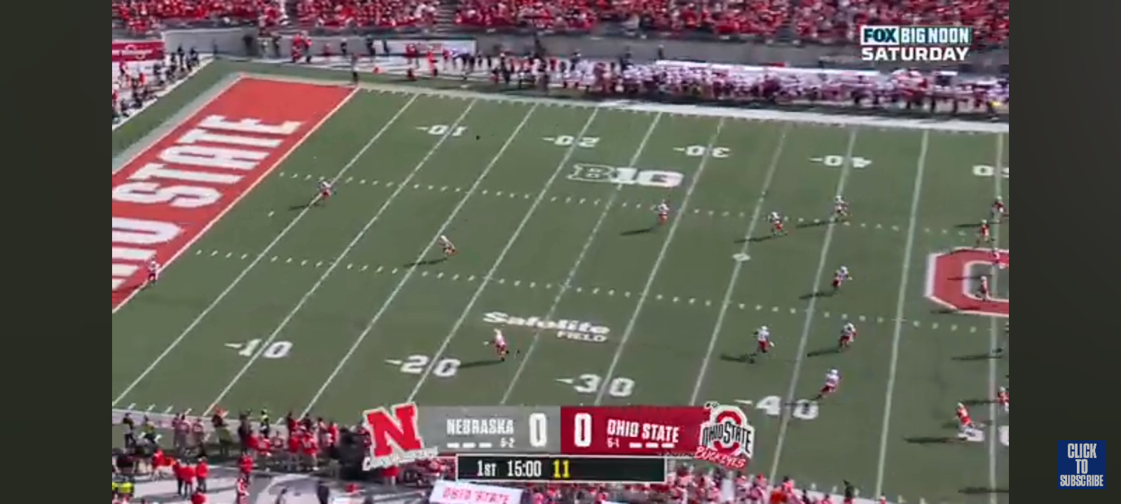 Nebraska Cornhuskers vs. No. 4 Ohio State Buckeyes Highlights
