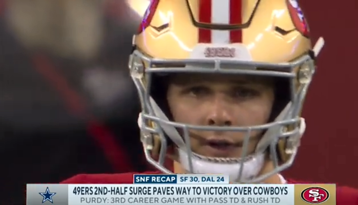 Niners’ 2nd half surge PAVES WAY to victory against Cowboys on SNF