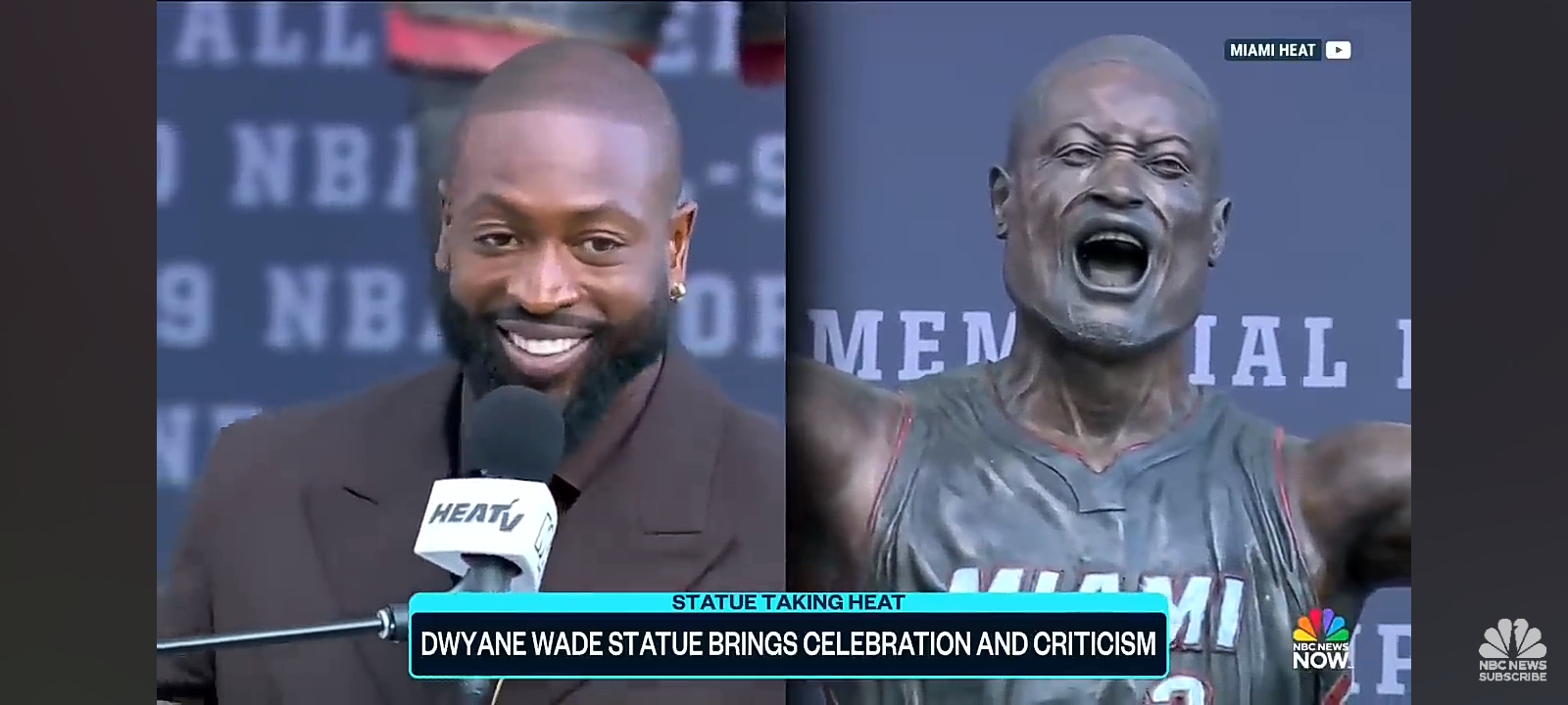 Dwyane Wade statue brings celebration and criticism