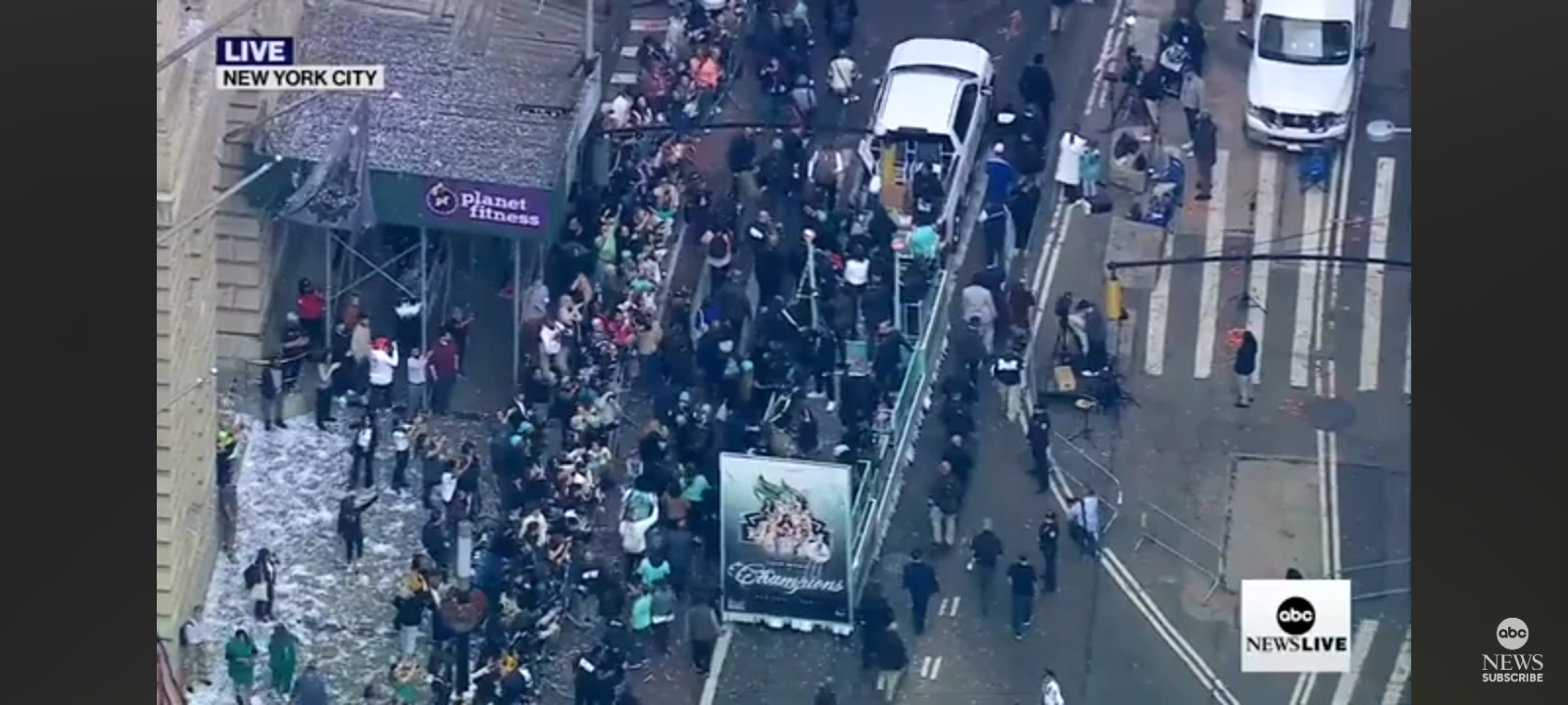 Parade in NYC for WNBA championship winners New York Liberty