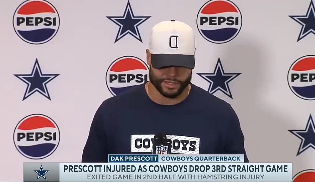 Dak Prescott on hamstring injury ‘it’ll take a lot for me to not be out there’