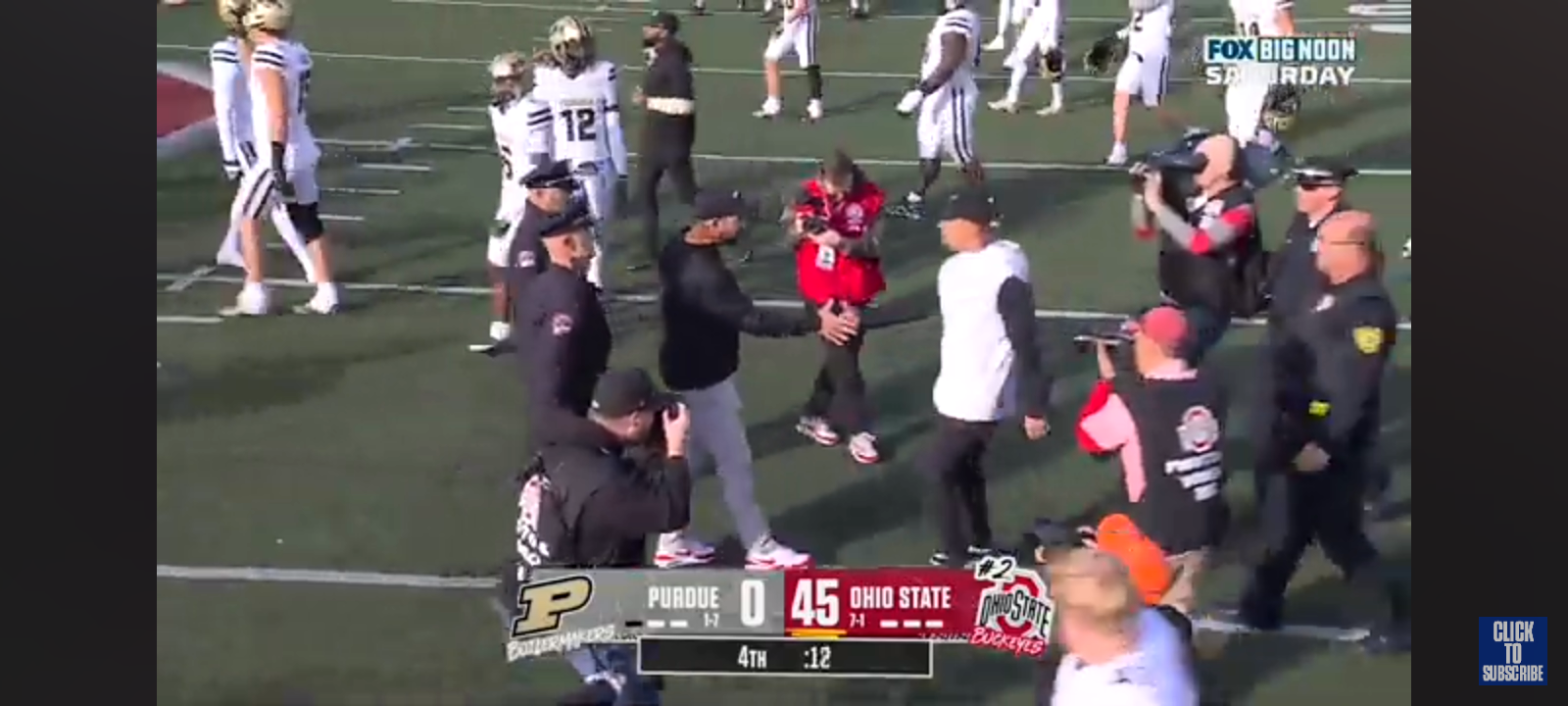 Purdue Boilermakers vs. No. 2 Ohio State Buckeyes