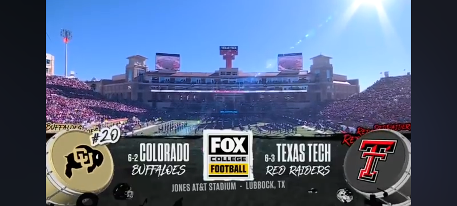 No. 20 Colorado Buffaloes vs. Texas Tech Red Raiders Highlights