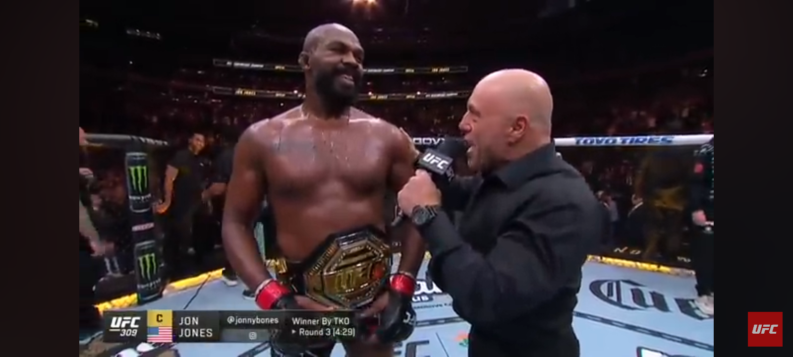 Jon Jones Octagon Interview