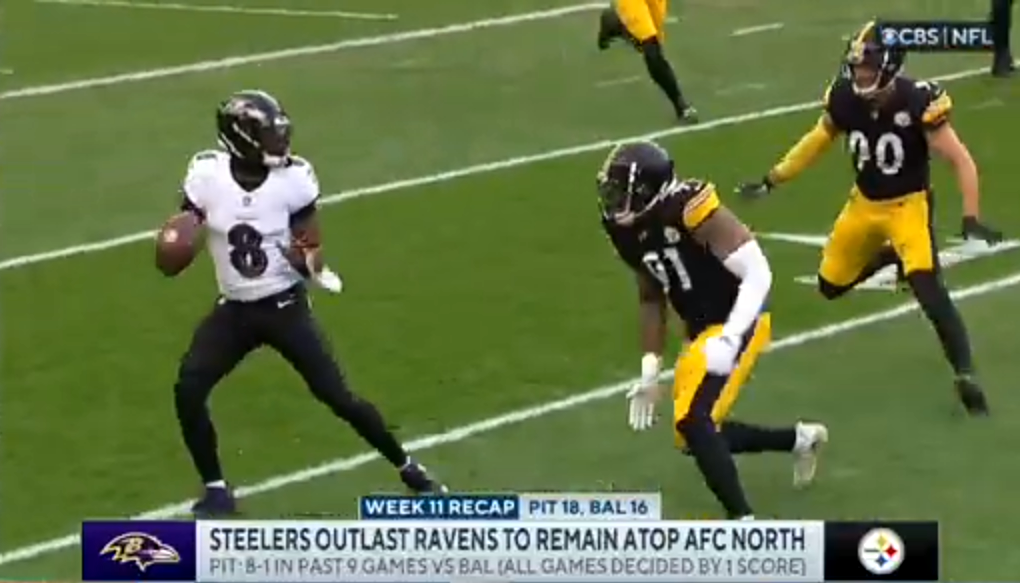 Steelers outlast Ravens to remain atop AFC North