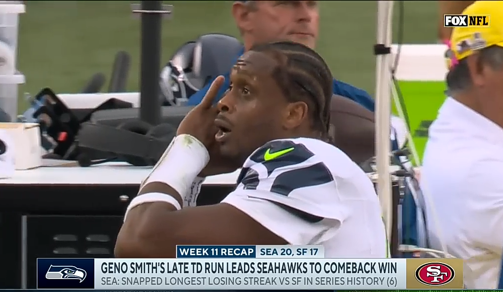 Geno Smith’s GAME-WINNING TD helps Seahawks STUN Niners, log jam in NFC West