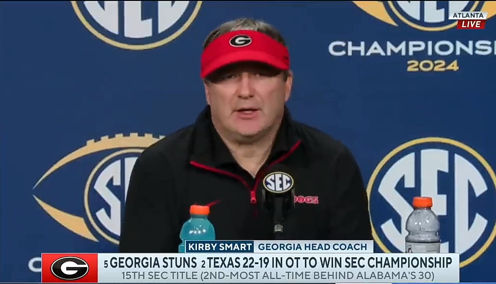 Kirby Smart joins the media following Georgia’s win over Texas in the SEC Championship