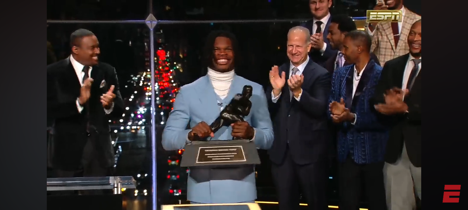 Travis Hunter wins the 2024 Heisman Trophy [FULL SPEECH]