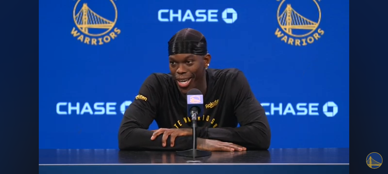 Dennis Schröder’s First Press Conference as a Golden State Warrior