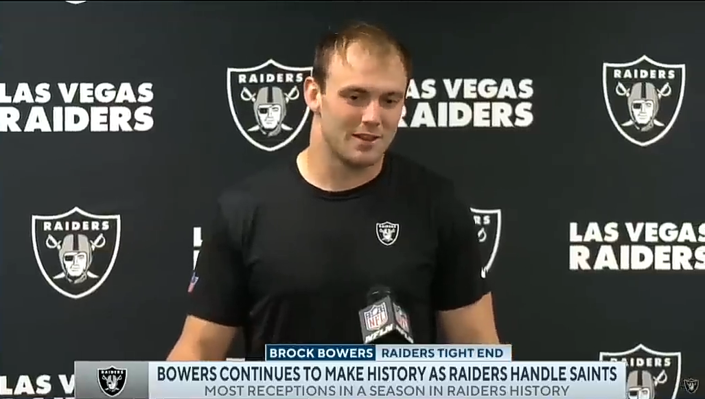 Brock Bowers continues to make history as Raiders HANDLE Saints