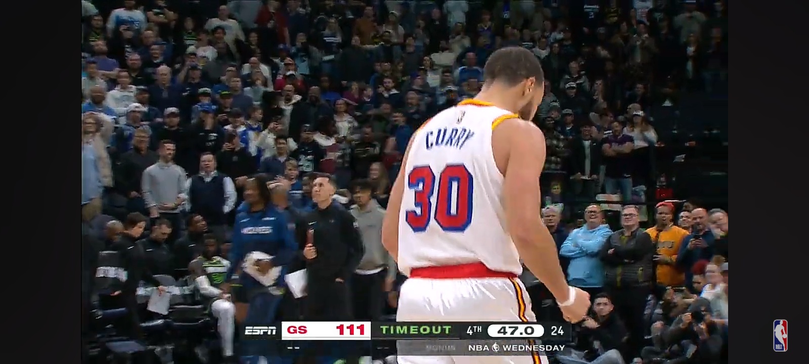 Final 3:07 CRAZY ENDING Timberwolves vs Warriors 👀