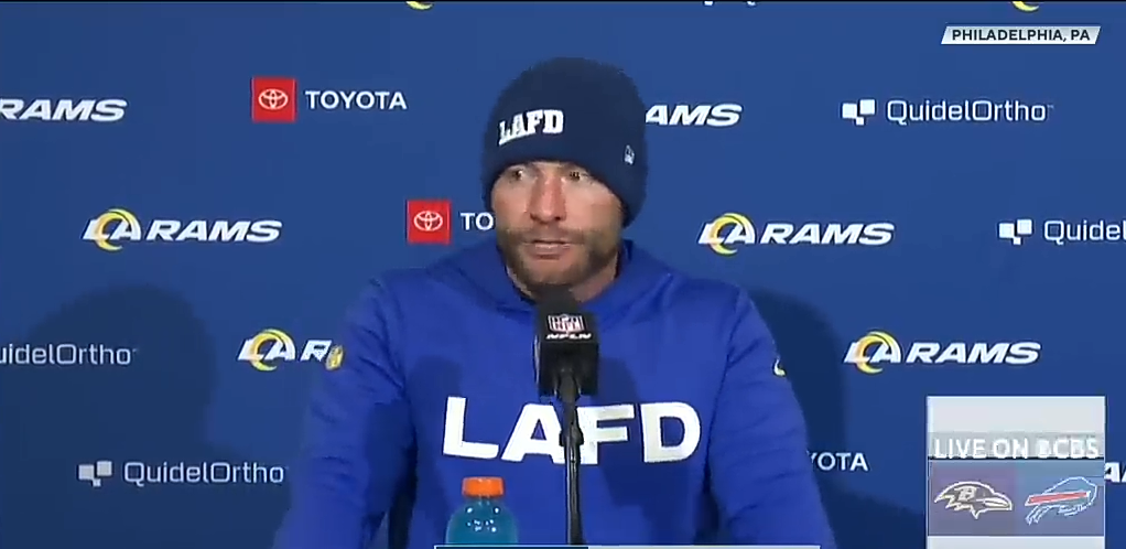 Sean McVay expresses emotion following Divisional Game: “I feel like we had total control”