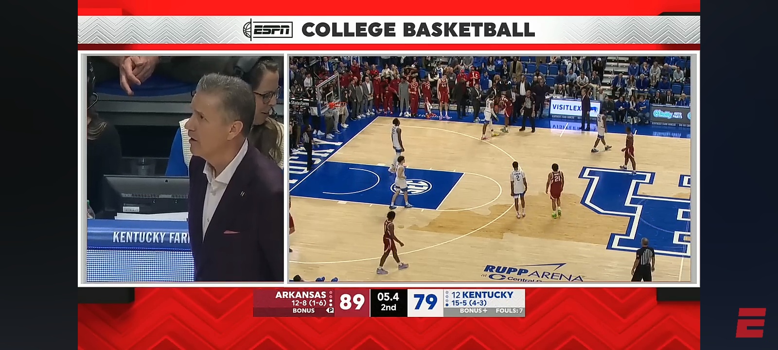CALIPARI RETURNS 👀 Arkansas Razorbacks vs. Kentucky Wildcats | Full Game Highlights