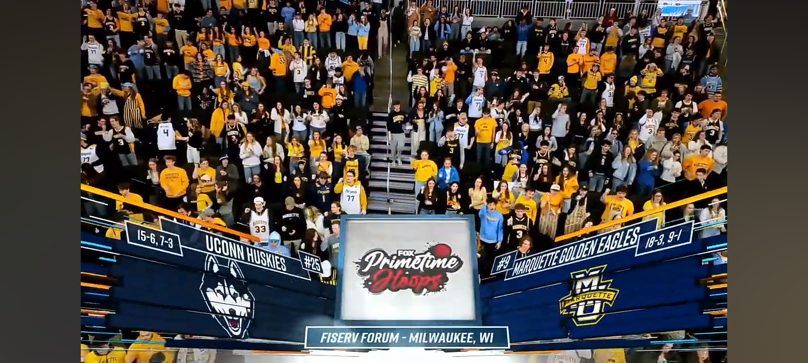 No. 25 UConn Huskies vs. No. 9 Marquette Golden Eagles Highlights