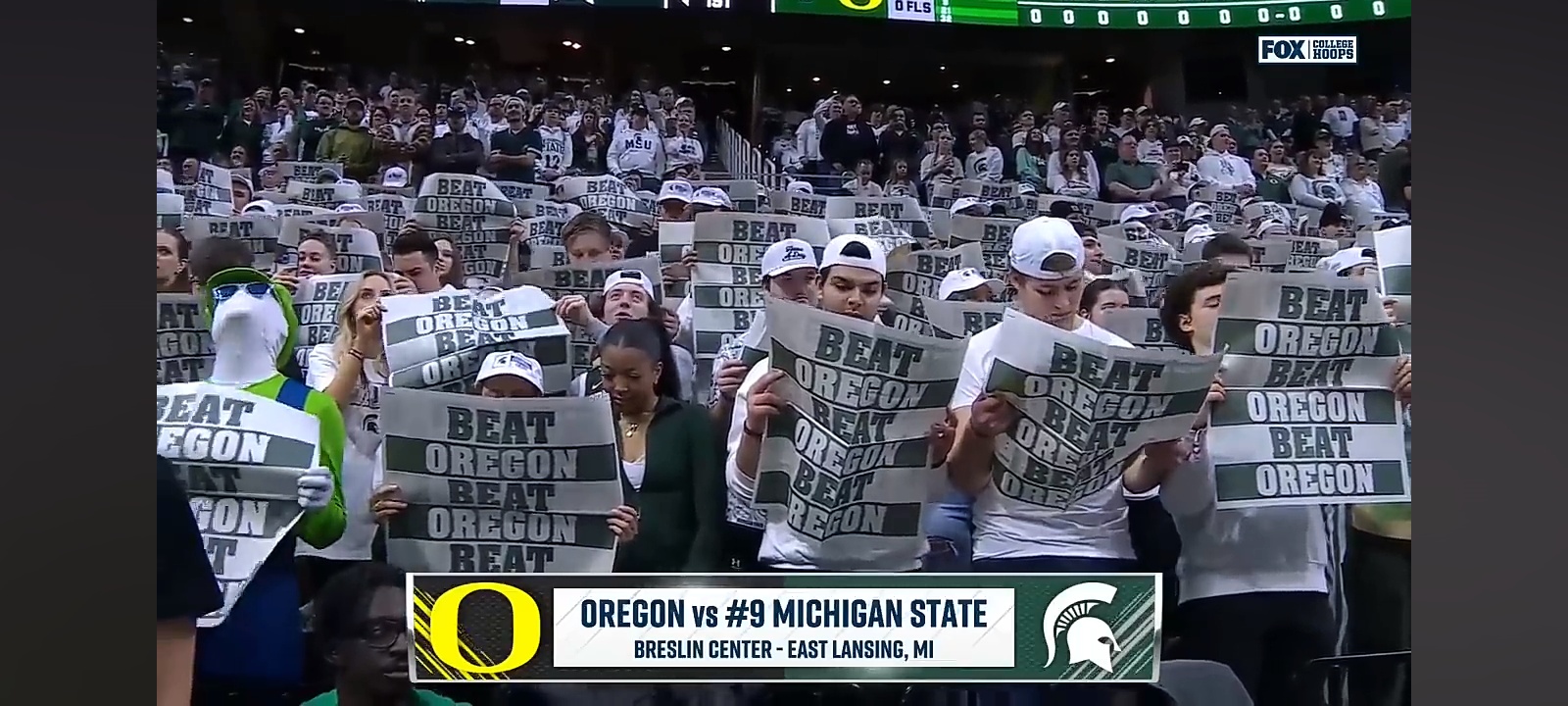 Oregon Ducks vs. No. 9 Michigan State Spartans Highlights